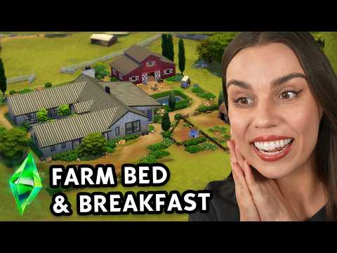 I built a Farm Bed & Breakfast in The Sims