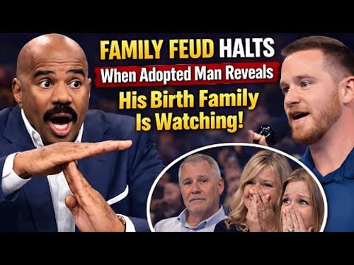 Family Feud HALTS When Adopted Man Reveals His Birth Family Is Watching