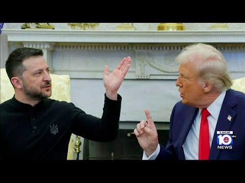 Oval Office meeting ends with Ukrainian president being kicked out of White House
