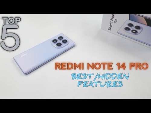 Redmi Note 14 Pro Top 5 Best/Hidden Features - Secret Tips And Tricks
