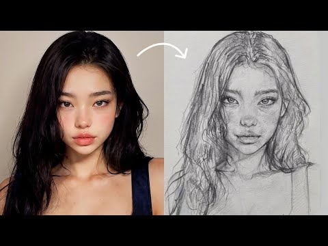 How to Draw Faces in 8 Minutes – Loomis Method Tutorial!