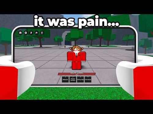 I Switched To MOBILE For 24 Hours in The Strongest Battlegrounds!