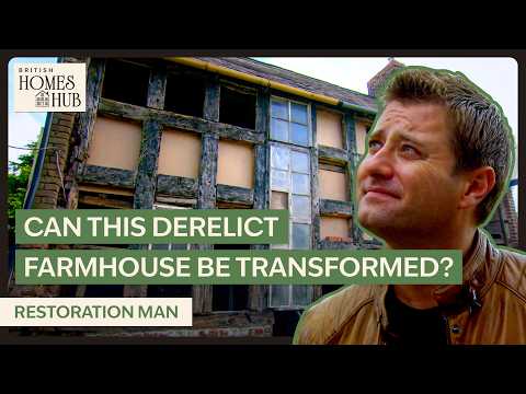 Amazing Craftsmanship For Derelict Farmhouse Makeover! | Restoration Man | S3 EP10
