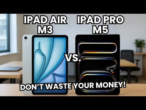 iPad Air M3 vs iPad Pro M5 — Don’t Waste Your Money (The Smart Choice)