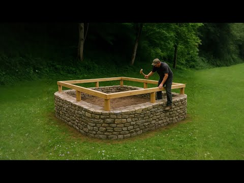 I Built a House from Scratch in the Woods for Survival