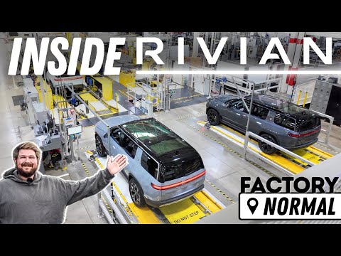 Full Tour Inside Rivian’s Production Plant In Normal, IL!