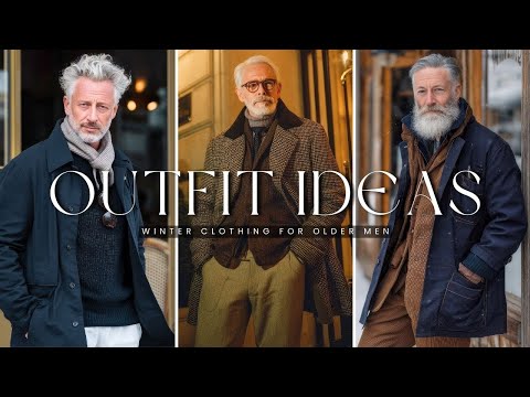 Comfort Meets Style: 20 Winter Outfits for Older Men | Older Men’s fashion