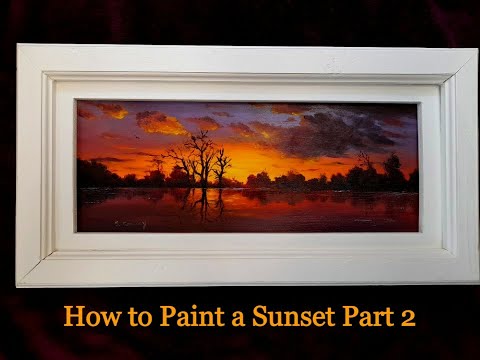 How to Paint a Sunset Part 2