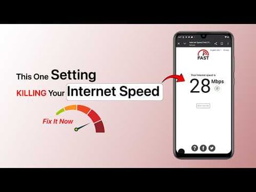 This ONE Setting is KILLING Your Internet Speed – FIX It Now