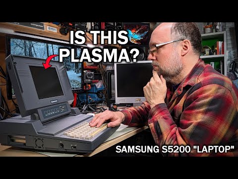 Does this dead "laptop" have a gas plasma display? Let's try to revive it to find out! Samsung S5200