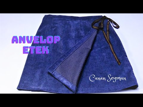 DİY. Anvelop etek. Wrap skirt.