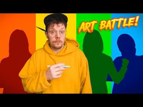 I BATTLE 3 Artists in a Character Design Art Battle!