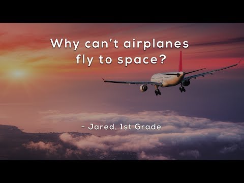 Why can't airplanes fly to space?