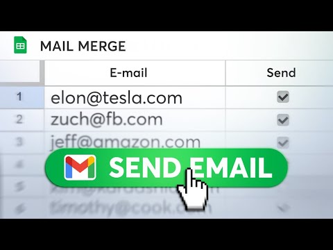Mail Merge Directly From Google Sheets | 1 Min Tutorial