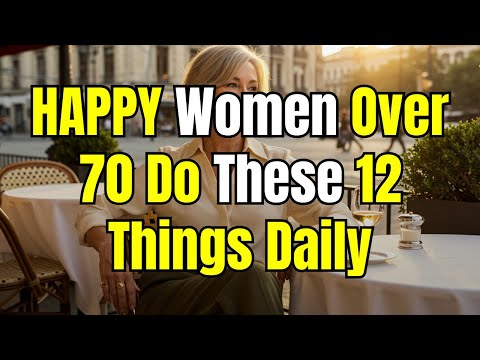 12 Things Happy Women Over 70 Do Daily (From a Cheerful Old Woman)