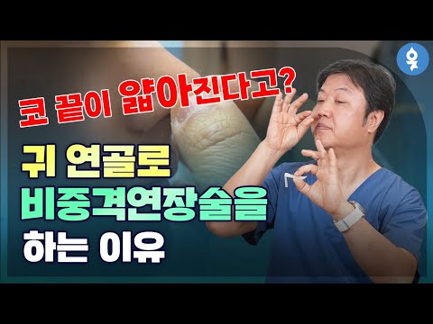 코끝이 얇아진다고?! 걱정 없이 코 수술 하세요