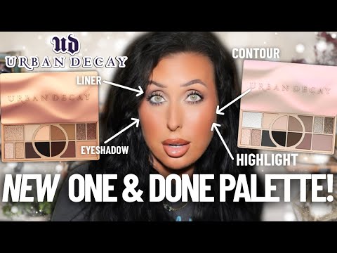 URBAN DECAY NAKED SHAPED Multi-Tasking Eyeshadow Palette WARM & COOL | Swatches, Demo, Comparisons