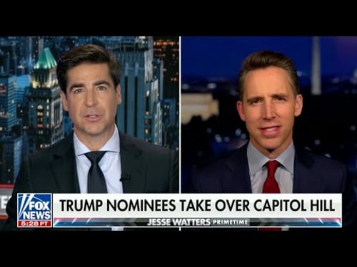 Hawley Exposes Why Democrats Want To Sink Kash Patel, RFK Jr., Tulsi Gabbard Confirmations