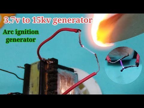 How to make 3.7v to 15000v generator | High voltage transformer