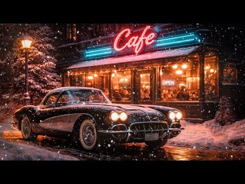 Relaxing Jazz Sleep Music ❄️ Vintage 1950s Winter Background Music for Work & Night