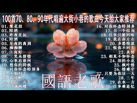 80、90年代经典老歌尽在 经典老歌500首 || 一人一首成名曲 🎈 昨夜星辰 - 林淑容 🎈 无言的结局 - 李茂山 & 林淑容 🎈 梨花泪 - 林淑容