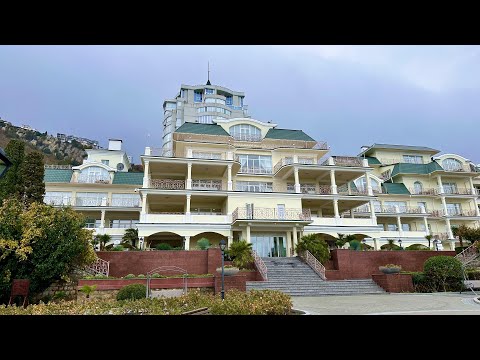 Отдых в Крыму зимой - SPA отель "Пальмира-Палас". Но сначала пляж санатория "Курпаты".