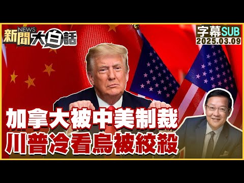 【SUB】加拿大被中美制裁 川普冷看烏被絞殺【#新聞大白話】20250309 #字幕版 #加拿大 #中美 #川普
