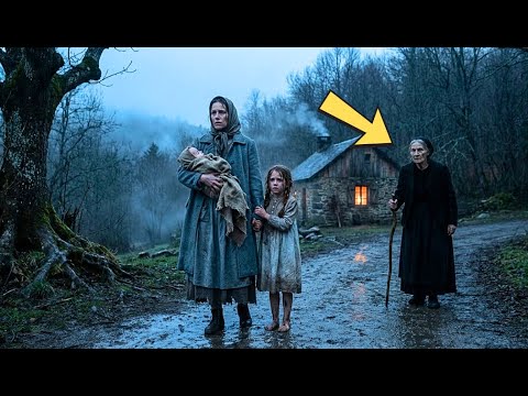 Veuve abandonnée avec 2 enfants — mais sur la route, elle rencontre une sorcière qui change tout