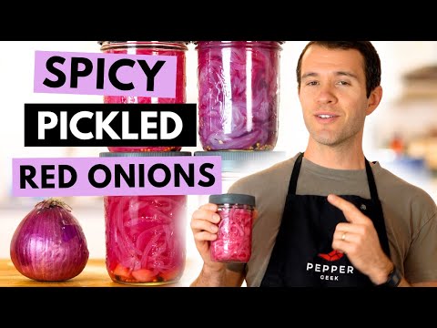 I Tested Every Method To Make The PERFECT Spicy Pickled Red Onions