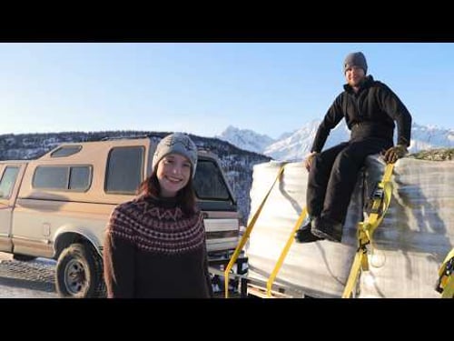 Winter Supply Run: Hauling 3,000 Pounds Through the Mountains | Remote Alaska