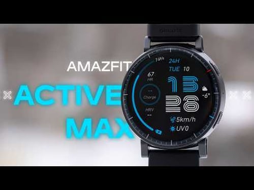 Просто Отличная ВЕЩЬ ! 🔥 Умные Часы Amazfit Active Max Сапфир AMOLED 25mm Bluetooth, GPS