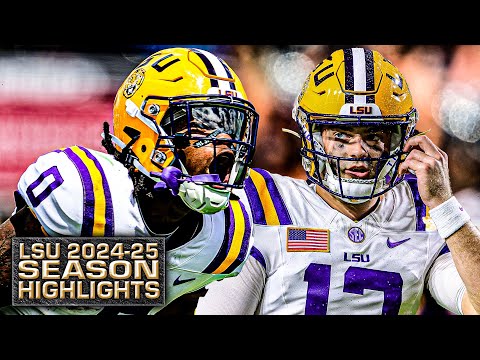 LSU Tigers HIGHLIGHTS from the 2024-25 college football season 🎥 | ESPN College Football