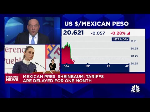 Trump pauses Mexico tariffs for one month after agreement on border troops