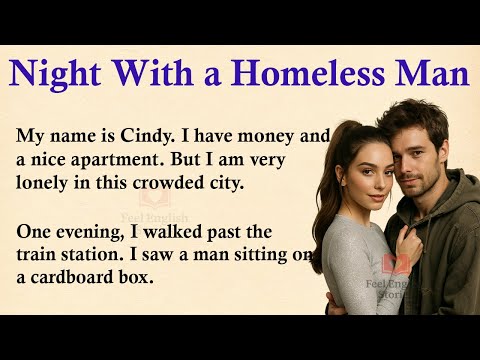 Night With a Homeless Man ✅ Emotional English Story (A1 | A2 Level) ✅