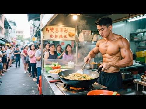 【粤语】在马来西亚,一家5平米的小吃摊每天晚上8点准时排起长队,凭借一碗独特粿汁,让食客追捧整整45年!