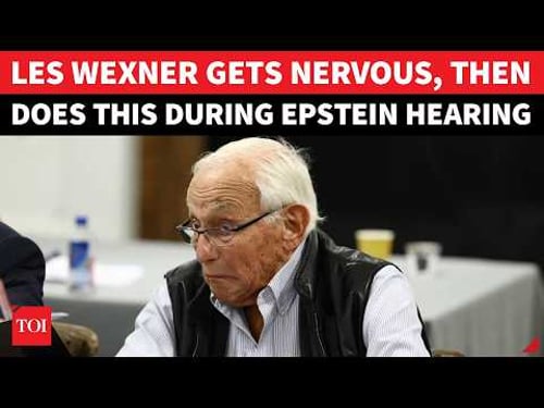 ‘NO NO, SAID IT BY MISTAKE…’: Les Wexner Stammers, Makes Awkward Face During Epstein Hearing