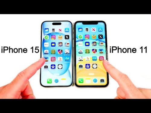 iPhone 15 vs iPhone 11 Speed Test