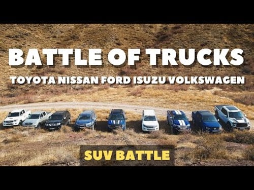 Pickup Trucks Battle: Ford F-150, Toyota Hilux, Nissan, F150 Raptor, Isuzu D-Max & Volkswagen Amarok