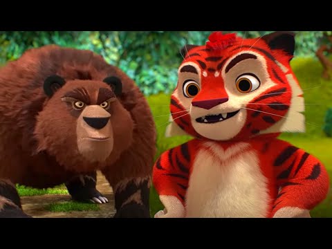 Как Лео и Тиг защищали крепость с малиной — Сборник мультфильмов — Лео и Тиг