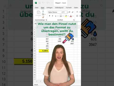 🔍 TRICK für Format übertragen in EXCEL💡 | Schnell und einfach! #excel #exceltipps #exceltips
