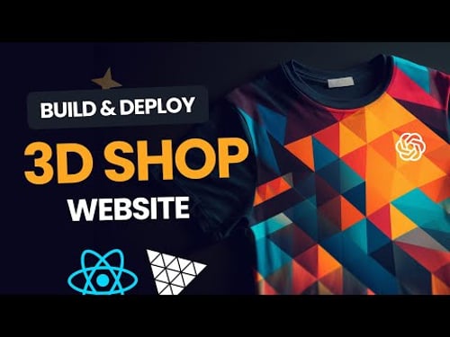 Build and Deploy an AI-Powered 3D Website Using React | 2024 Three JS Course Tutorial for Beginners