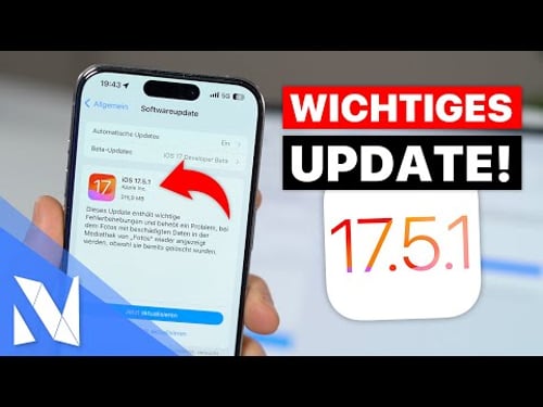 iOS 17.5.1 Update - WICHTIGES Update für die Fotos-App! | Nils-Hendrik Welk