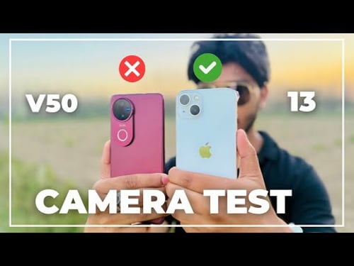 Vivo V50 vs iPhone 13 camera test 🔥 | devhr71