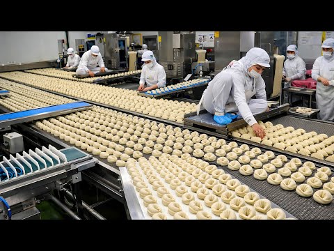 하루 생산량 20톤! 무려 10만명이 먹을 만두를 만드는 압도적인 공장 / Dumpling Factory