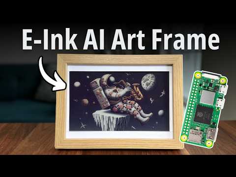 I built an AI Powered E-Ink Display