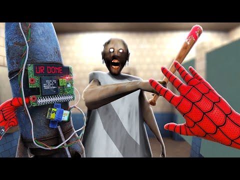 Escaping from GRANNY in Virtual Reality - Bonelab VR Mods