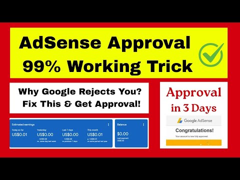 3 SECRETS to Get AdSense Approval FAST in 2025 🔥 | 99% Working Trick