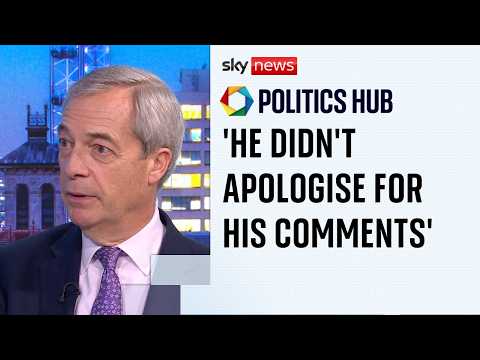 Ratcliffe colonisation comments 'correct', says Farage