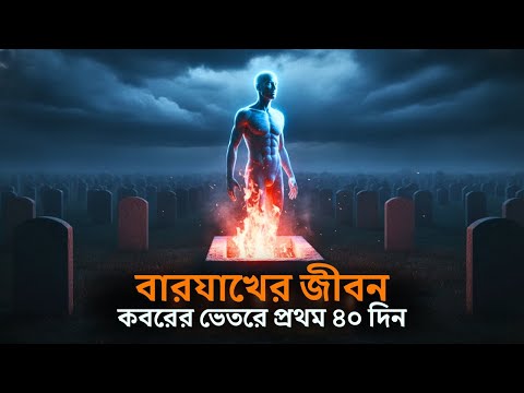 কবরের ভেতরে প্রথম ৪০ দিন! 😱 মৃত্যুর পর বারযাখে কী হয়? | জীবনের শেষ যাত্রা