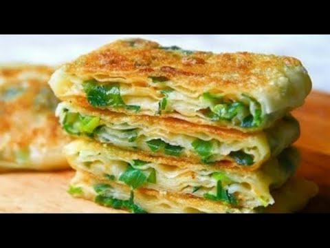 ЛЕПЁШКИ С ЗЕЛЁНЫМ ЛУКОМ! МАЛО КТО ЗНАЕТ ЭТОТ СЕКРЕТНЫЙ РЕЦЕПТ Green Onion Breads 🧅✨